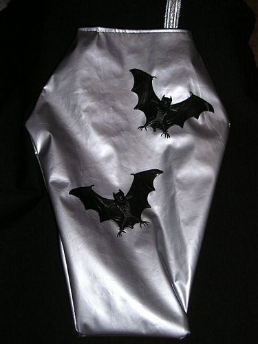 Bats Coffin Stocking 15-inches Tall